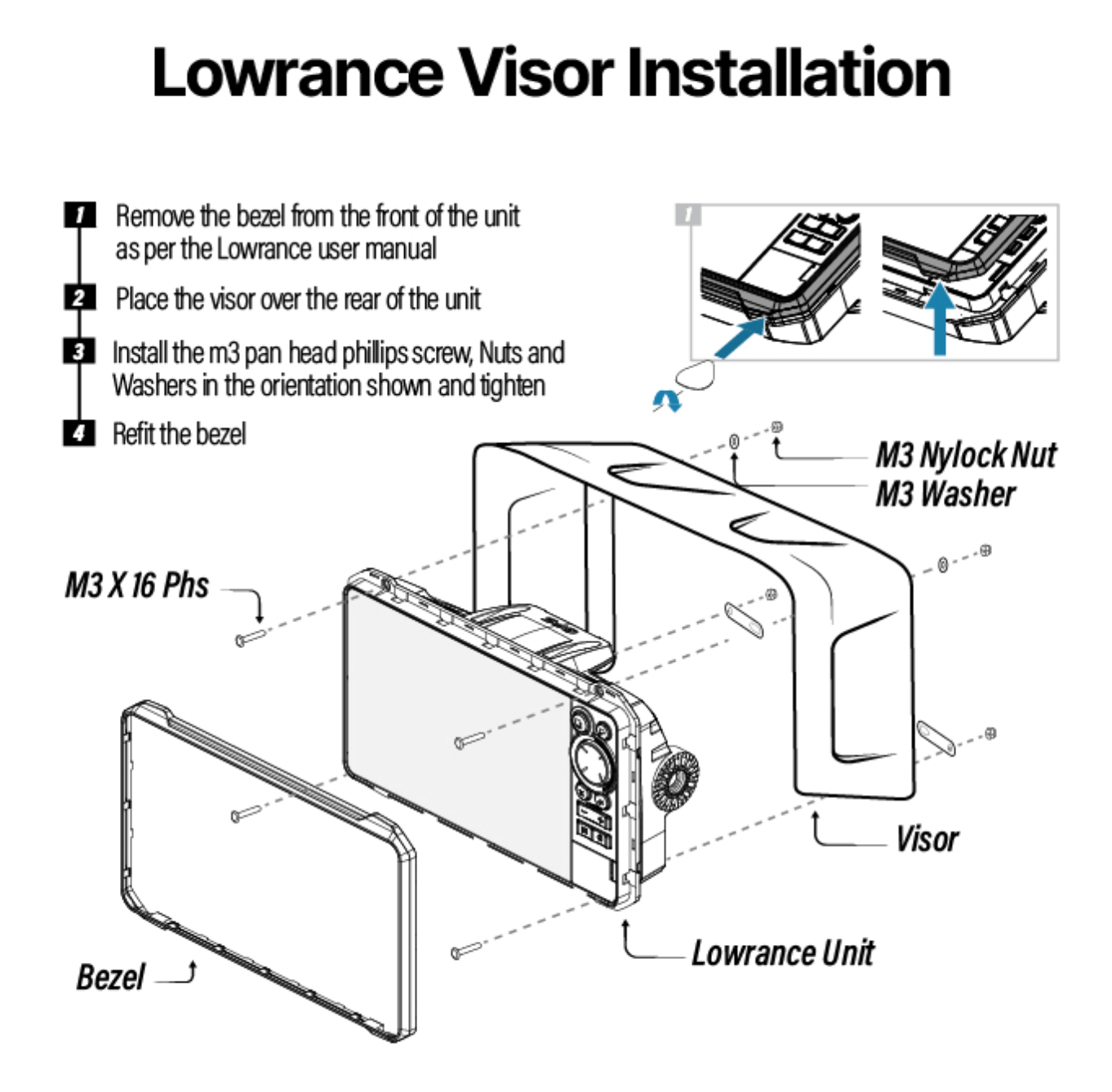 Lowrance Visors
